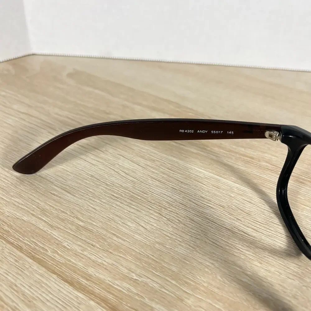 Ray-Ban ANDY RB4202 Sunglasses Brown FRAMES ONLY Italy 55-17-145
